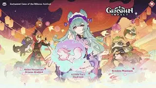 (JP Dub - EN Sub) Enchanted Tales of the Mikawa Festival (Part 1) | Genshin Impact