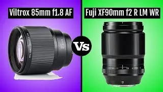 Viltrox 85mm f1.8 vs Fuji XF90mm