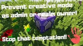 Minecraft HACK: как отключить творческий режим в Realms для владельца/администратора 1.14/1.15