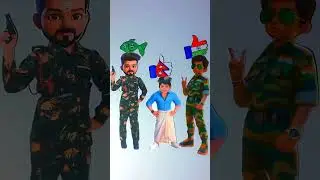 India 🇮🇳 Pakistan 🇵🇰 Nepal 🇳🇵 || 🇮🇳 Independence Day Drawing #shorts #art #ashortaday