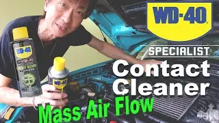 Можно ли чистить датчик массового расхода воздуха очистителем контактов WD-40?