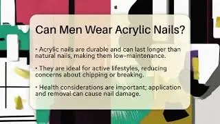 Can Men Wear Acrylic Nails? - The Sharp Dressed Gent