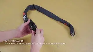 [KOVIX Alarmed Chain Lock KCL08] Battery Installation + Alarm  Activation