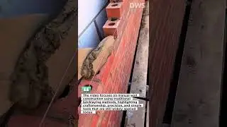 Traditional Bricklaying Process | Manual Wall Construction Without Machines