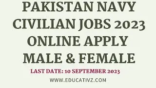 www Join Pak Navy Gov pk Online Registration / Apply 2023 | Pak Navy Jobs 2023 Male & Female Vacancy