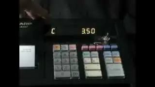 Sharp XE-A107 Cash register till Promotional video - XE-A107W & XE-A107B
