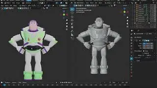 Creating buzz light year character in blender 3d using simple tools.  #3dmodeling  #timelapse