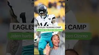 Eagles training camp - Jalen Hurts , Moro Ojomo , Elijah Cooks  #eagles #philadelphiaeagles