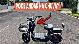 MOTO EL&Eacute;TRICA FOSTON X13 ANDA NA CHUVA! PODE OU N&Atilde;O? 