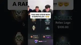 They won a Rare Rolex ⌚ #togi #trending #packdraw
