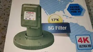 5G lnb c band solid with ultra hd 4k with Filter