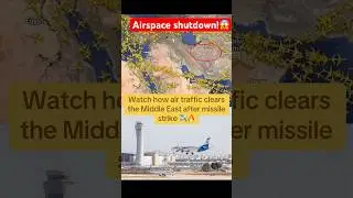 Moments after the missile strike 🚀😱🚨 #uk #aviation #news #usa #travel #fypシ #shorts #isreal
