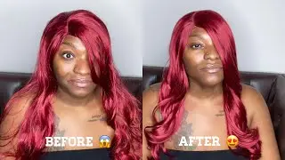 WATCH ME SLAY THIS SYNTHETIC WIG| DETAILED VIDEO!