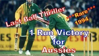 ***Last Over Thriller***  🔥🔥🔥 1 Run Victory 🔥🔥🔥 for Australia vs South Africa (1994)
