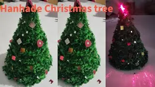 How to make christmas tree 🎄 at home/handmade/diy school project christmas tree 