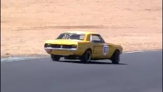 Baskerville Darren Pearce tests his then new Group N 1968 Mustang 302 Windsor