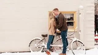 Briden + Tate Engagement Shoot || Snowy Hyde Park Engagement Shoot Boise, Idaho