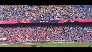 Mexican wave at world largest cricket stadium - Narendra Modi Stadium. Ind vs Pak