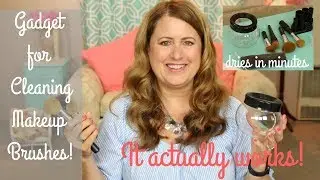Fun Gadget for Cleaning & Drying Makeup Brushes