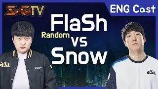 The God of Starcraft playing Random against Snow - Starcraft Remastered (StarCastTV English)