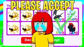I traded all my GOLDEN LADYBUGS for this...(adopt me rich trades)