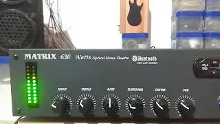 5.1 amplifier / Nice treble🎧 sound/low price/stereo vu meter😍