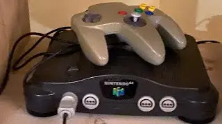 How to connect the Nintendo 64 on the Entertainment in our living room