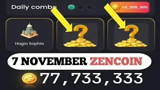 7 november zencoin daily combo | zen coin daily combo today | zen coin daily combo today  7 november