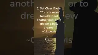 Set Clear Goals CS Lewis #motivation #inspireyourday #quotes