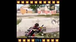 😈😈 BGMI / PUBG 1V4 Clutch  🔥💥 ⚔️ ATTITUDE  #status😈👿 #shorts