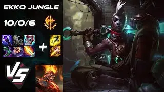 JUNGLE Ekko vs Brand - EU Challenger Patch 14.13