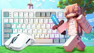 Reviewing TH87 Epomaker Unboxing + Bedwars Keyboard ASMR [HANDCAM]