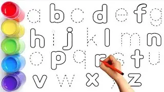 Learn to Draw the Alphabet A-Z: | preschool learning videos | Easy & Fun for Beginners!