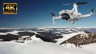 Dji Mavic Mani  Fly In The Snow⁴ᴷ⁶⁰
