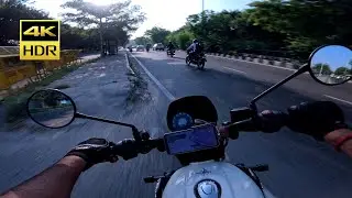 🚦 [ 4K ] Cinematic Royal Enfield Hunter 350 Ride Through Delhi | GoPro POV | City Traffic