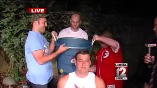 Adam Clements does ALS ice bucket challenge wi
