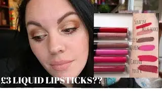 BEAUTY BIG BANG - &pound;3 LIQUID LIPSTICKS - FULL REVIEW