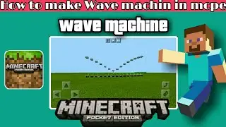 Minecraft Waves Tutorial || how to build waves machine ||