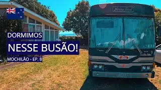 Dormimos em um &Ocirc;nibus Airbnb em Auckland, Nova Zel&acirc;ndia