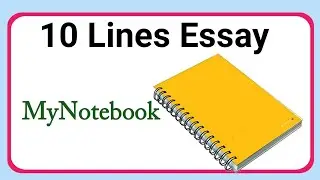 10 lines on My Notebook in English || Essay on My Notebook || Notebook essay in English