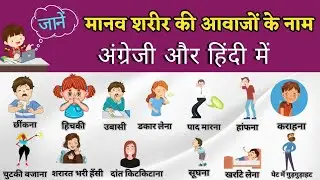 Body Sound words in English।।Body Sound Vocabulary।। Body sounds in English।Daily Use words meaning