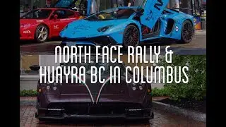 North Face Rally and Huayra BC in Columbus