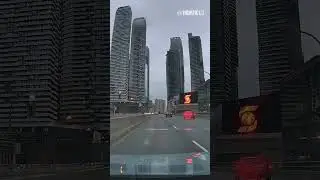 Toronto street view, Gardiner Expressway.