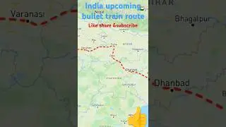 India upcoming bullet train route NEW DELHI to Howrah #music #newdelhirailwaystation