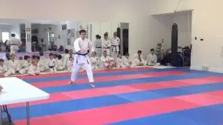 Test For 4th Kyu: Basics, Heian Godan | Sensei Ron Porath IKD | Charleswood Karate 2012