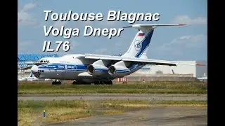 Volga-Dnepr IL76 RA-76511 departing Toulouse Blagnac Airport [TLS-LFBO]