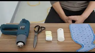 Korean Custom splint, NEW YOGIPS (using heating gun) short arm , Thermoplastic splint
