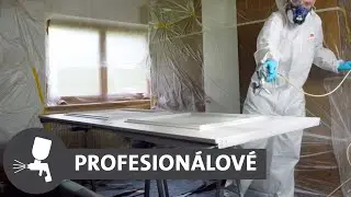 Jak přestř&iacute;kat star&eacute; dřevěn&eacute; dveře nebo strop s ADLER Aqua Nova Pro Spray