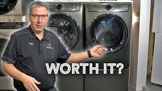 Пара с фронтальной загрузкой Electrolux 2025 в цвете Alpine Green!