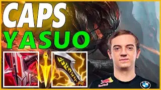 ⚡CAPS YASUO MID GAMEPLAY⚡SEASON 12 LEAGUE OF LEGENDS